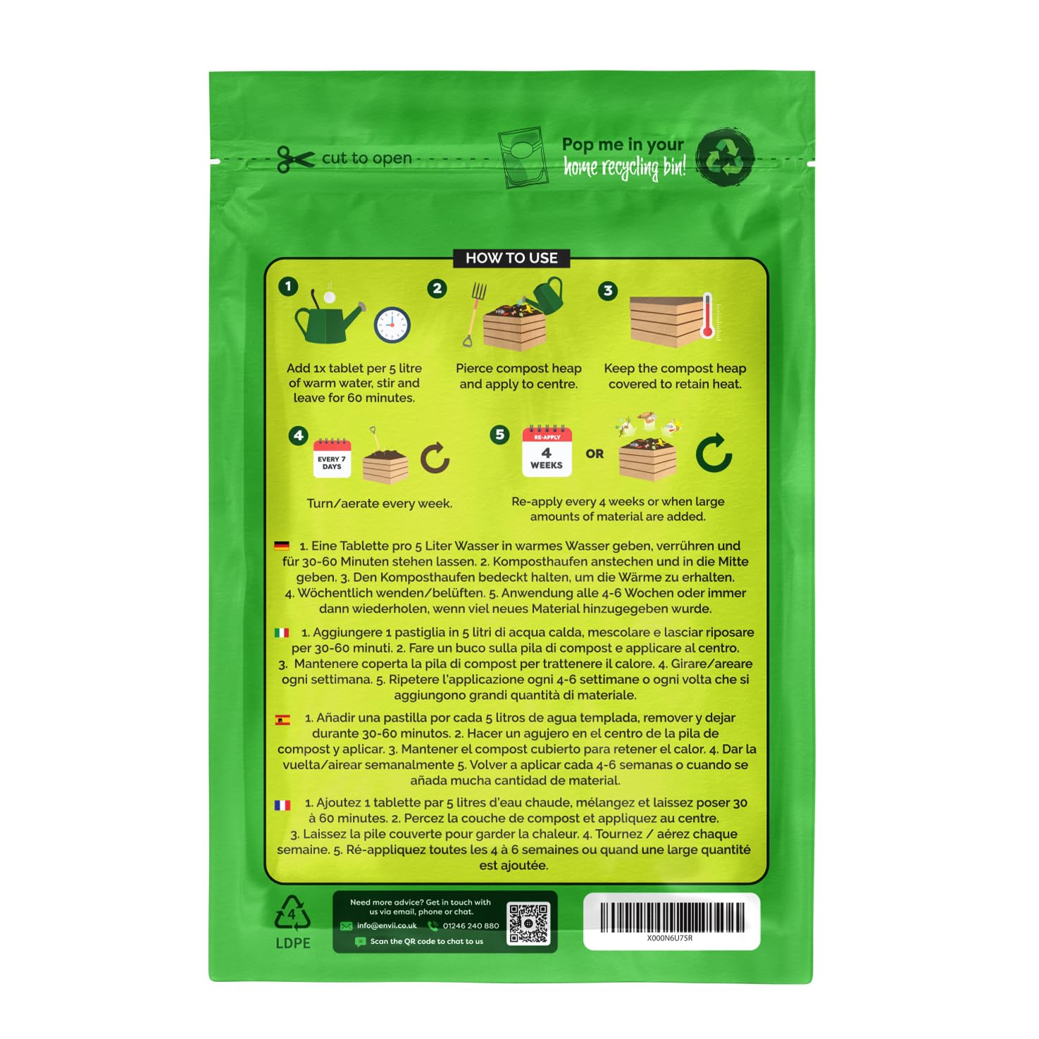 envii-compost-accelerator-activateur-compost-bio-12-comprim-s image 2
