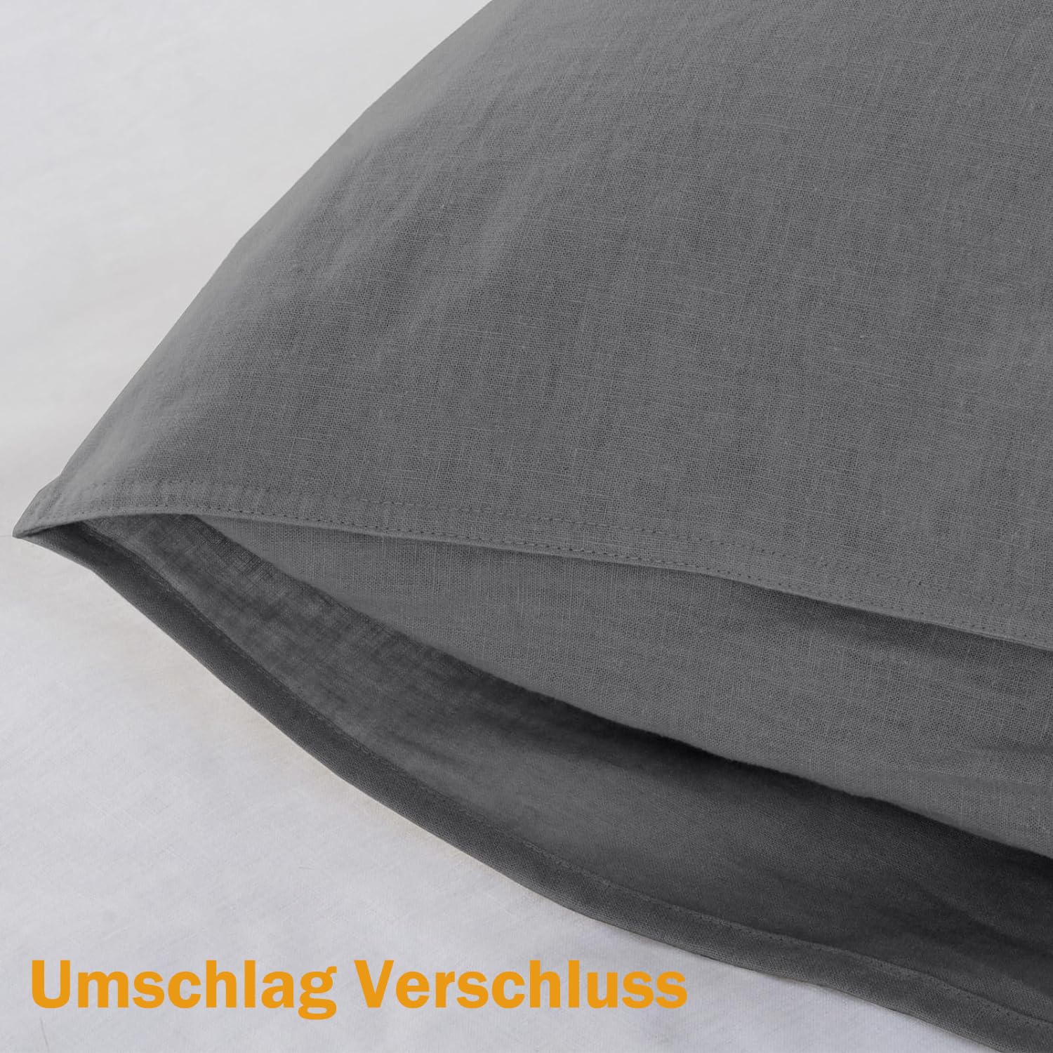 chuffed-taies-d-oreiller-80x80-housse-lin-coton-gris-lot-2 image 6